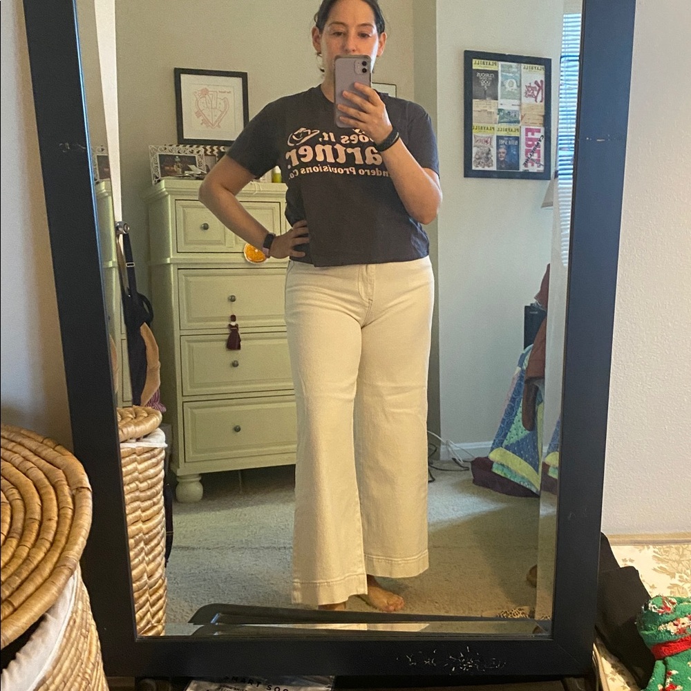Faherty Cream Harbor Pants